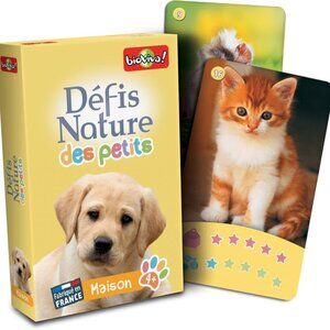 Bioviva Défis Nature des Petits -Maison (Animals) French Card Game New Age 4+